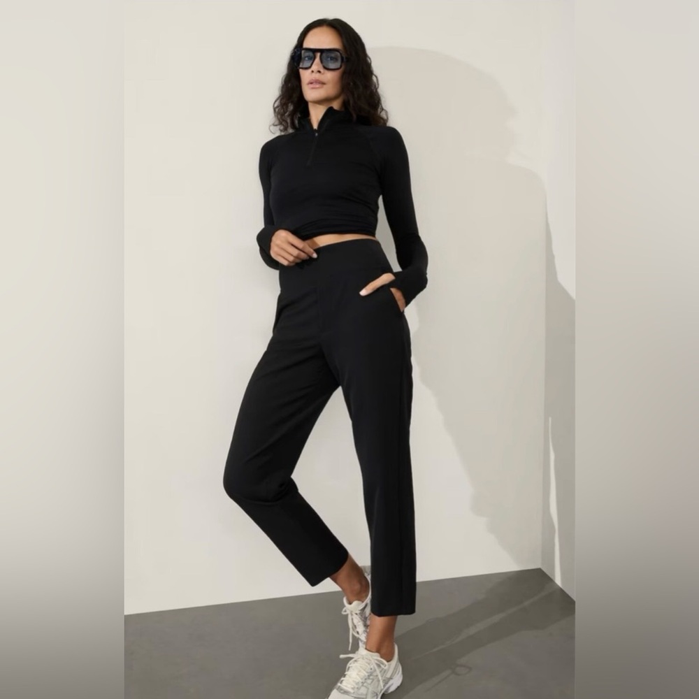 Athleta Black Straight Leg Women's Pants